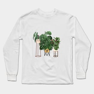 House Plants Illustration 28 Long Sleeve T-Shirt